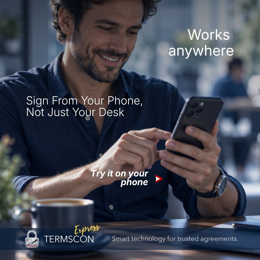 Sign From Your Phone, Not Just Your Desk