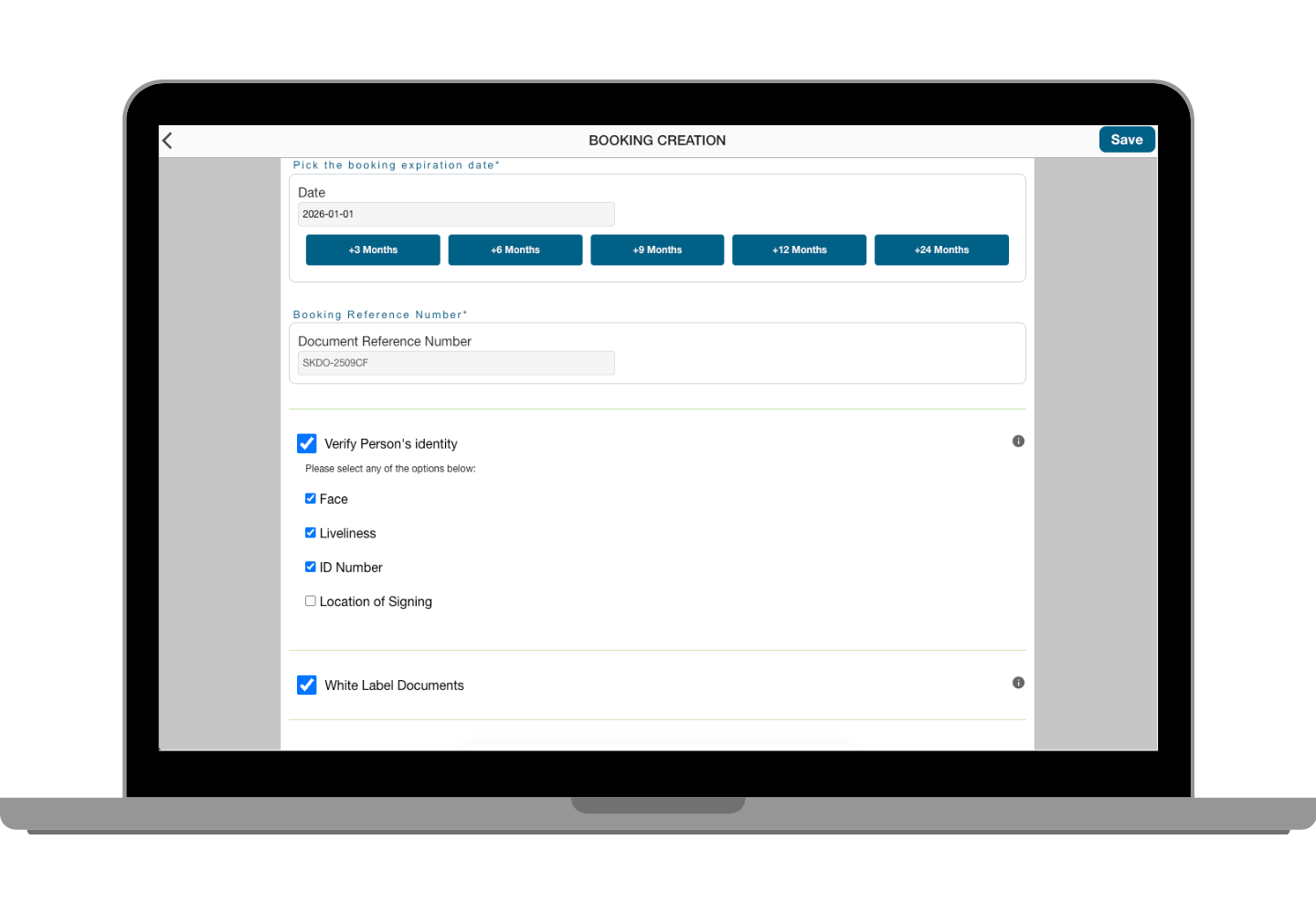 Booking Additionals Configuration